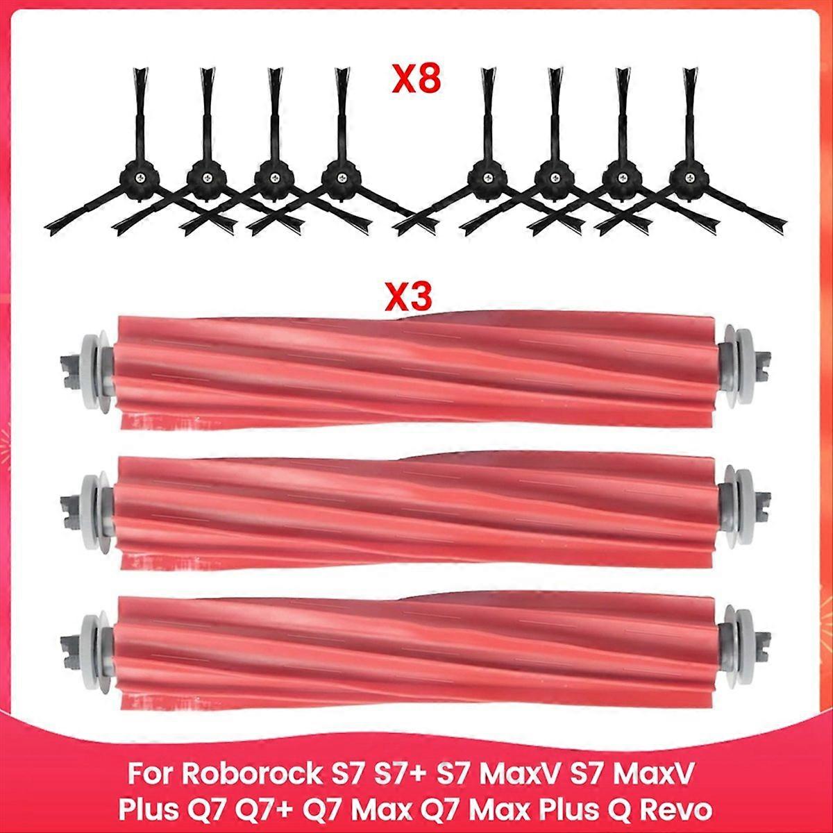Seitenbürste Als Ersatz Für Q Accessories, Geeignet Für Saugroboter, Hochwertiges Ersatzteil, Weiße Farbe, 2er-set, Kompatibel Mit Q-modellen, Effiziente Reinigung Von Ecken Und Kanten.