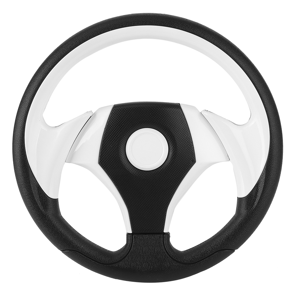 Universelles 320-mm-/12,5-zoll-autolenkrad Mit 6 Befestigungslöchern, Weißes Auto-tuning-zubehör