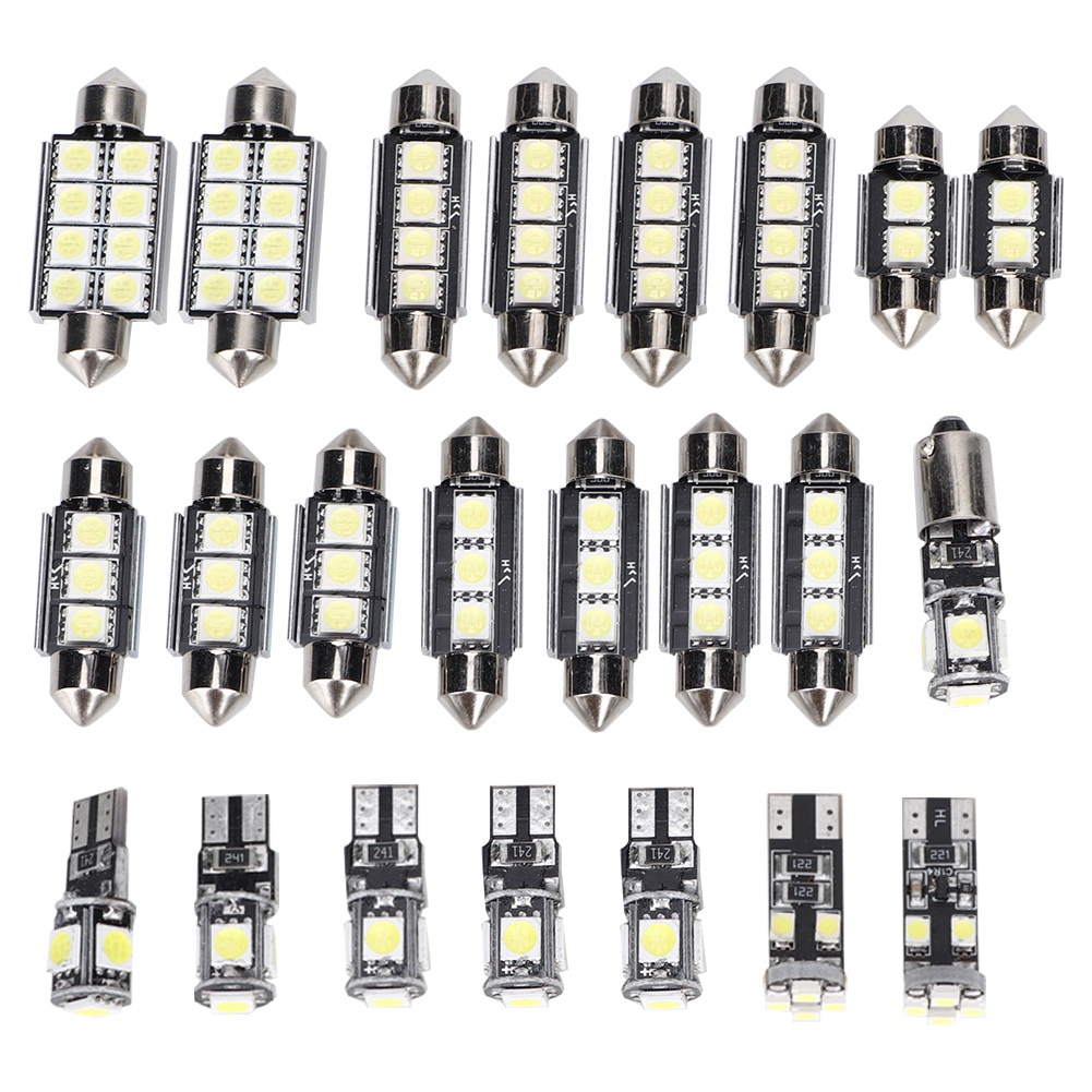 T10 12v 6500k 150lm Weiße Led-auto-leselampe (23er-pack)