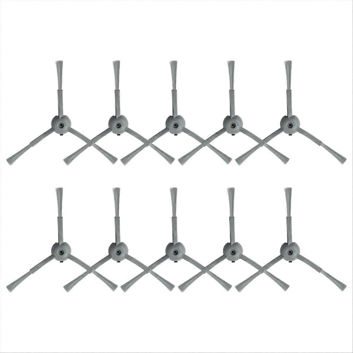 10 Seitenbürsten, Kompatibel Mit Den Hybrid-saugrobotern L50 Und L60, Universelle Ersatzbürsten, Ersatzteile Für Die Bodenreinigung, 10er-pack, Weiß