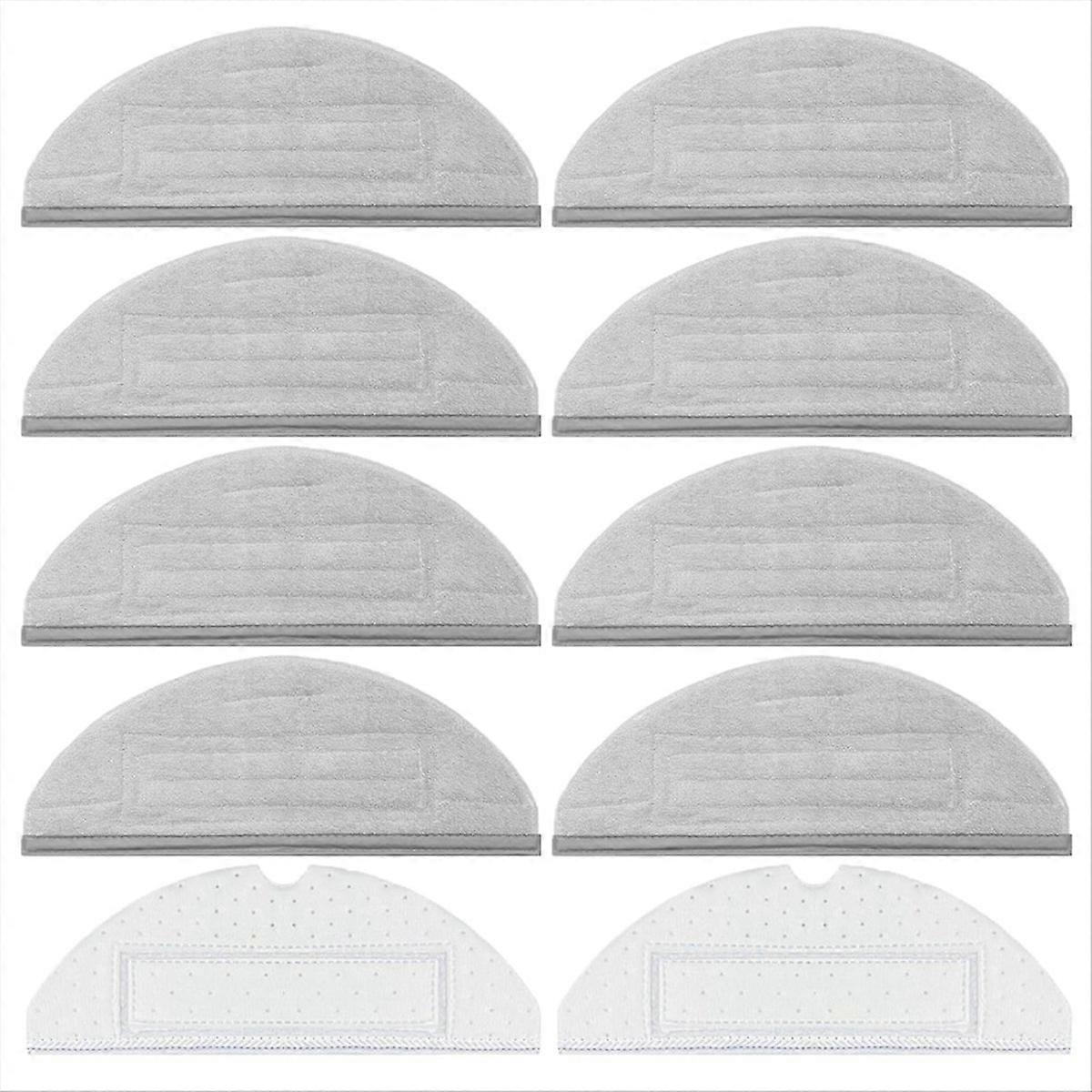 Reinigungstuch Für S7 Maxv, S7 Maxv Ultra Und S7 Maxv Plus – Ersatzpackung, Mikrofaser, Kompatibel Mit Saugrobotern, Effiziente Bodenreinigung, Weiß, 2 Stück