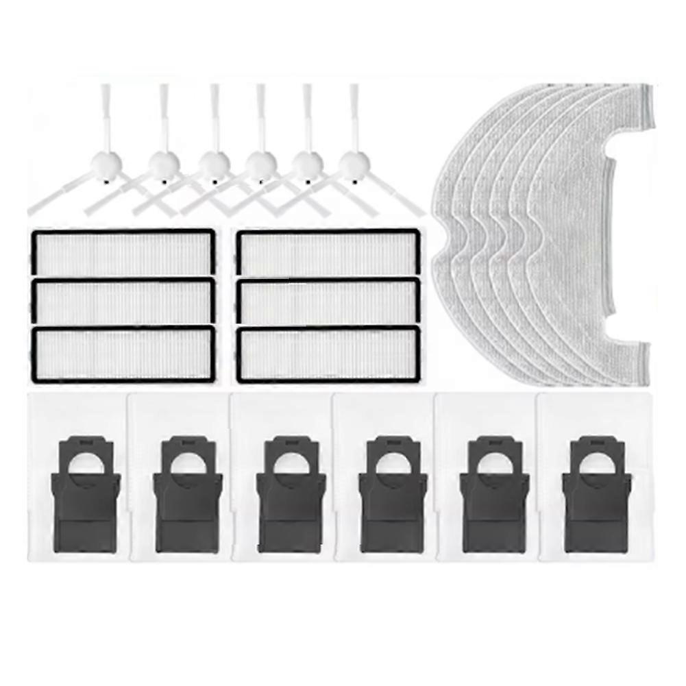 Hauptseitenbürste Für Den D10 Plus Saugroboter, Kompatibles Ersatzteil, Einfacher Austausch, Effiziente Haushaltsreinigung, Langlebiges Ersatzteil, Farbe: Weiß, 2er-packung.