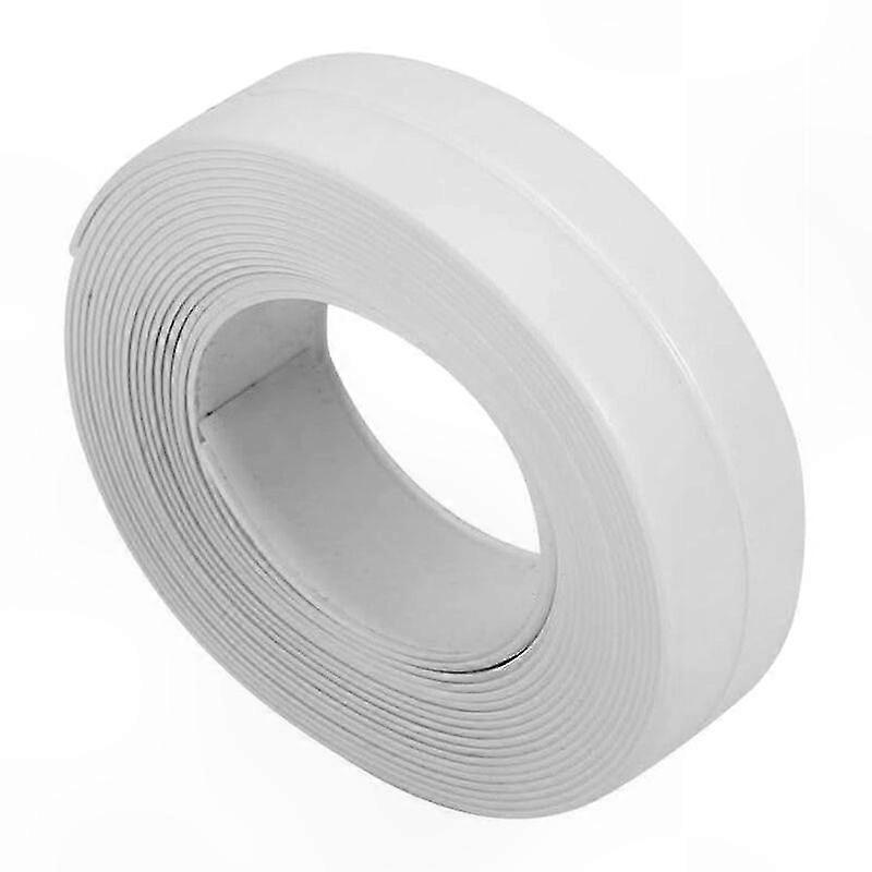 Flexibles, Selbstklebendes Abschlussband, Wasserdichter Dichtungsstreifen Für Küche, Bad, Herd, Badewanne, Spüle (weiß, 22 Mm X 3,2 M)