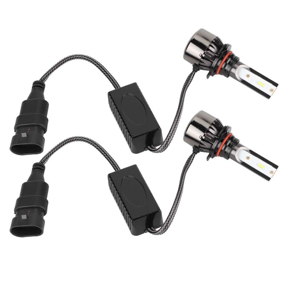 2 Led-autolampen 60w 9005 H10 Hb3 Weiß Integriertes Fernlicht