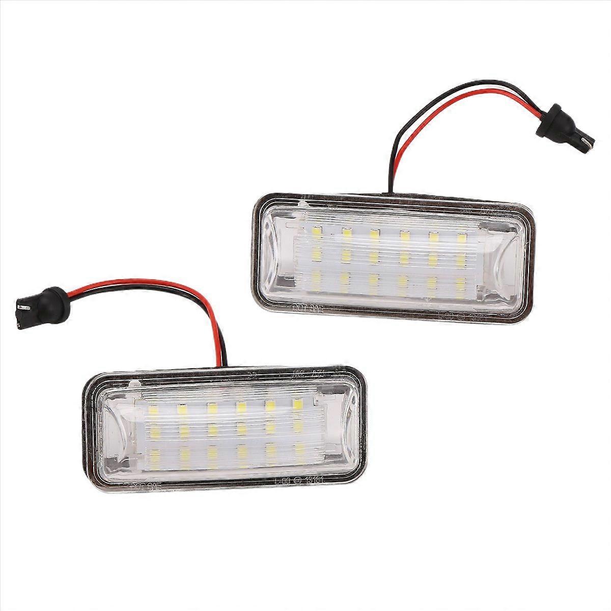 2-teiliges Led-kennzeichenbeleuchtungsset Für Ft-86 Gt86, Kaltweiße Kennzeichenbeleuchtung, Kfz-kennzeichenbeleuchtung, Langlebige Led-lampen, Einfaches Austauschset Für Subaru Brz Und Scion Fr-s