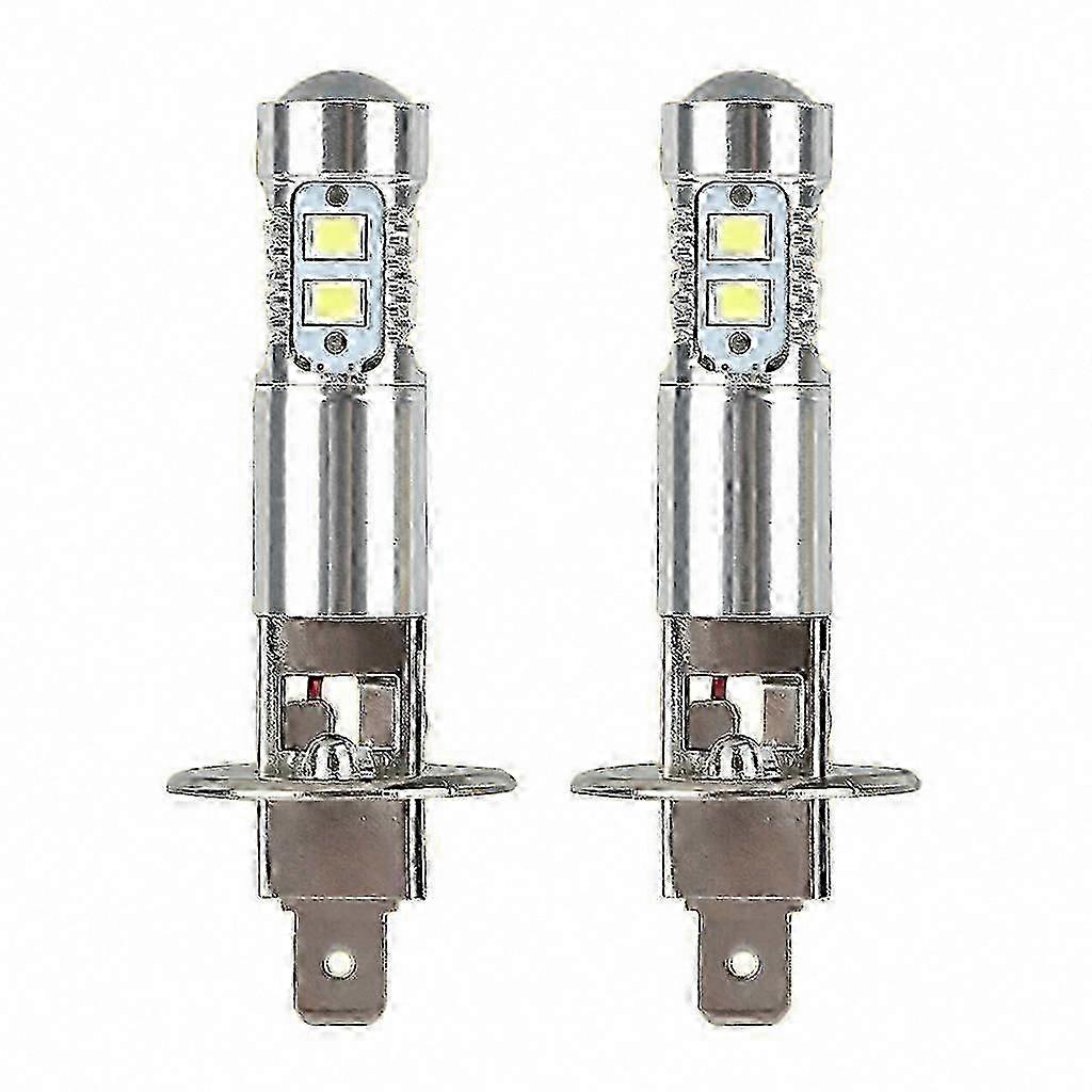 2er-pack H1 100w 6000k Kaltweiße Led-scheinwerfer, Abblendlicht, Fernlicht Und Nebelscheinwerfer, Hochleistungs-umrüstsatz