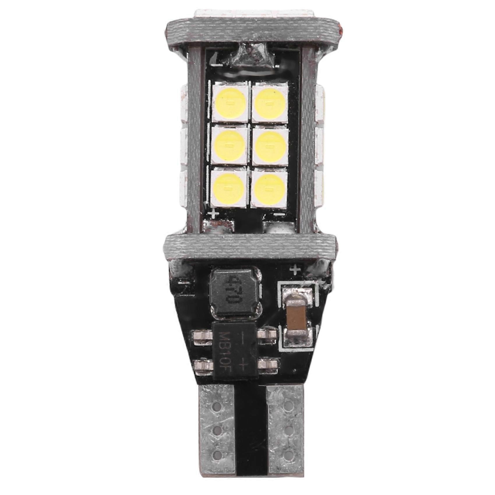 24smd 3030 Led-rückfahrscheinwerfer, Weiße Glühbirne T10 T15 W16w 921 912, 1 Stück, Hochleistungs-kfz-leuchte