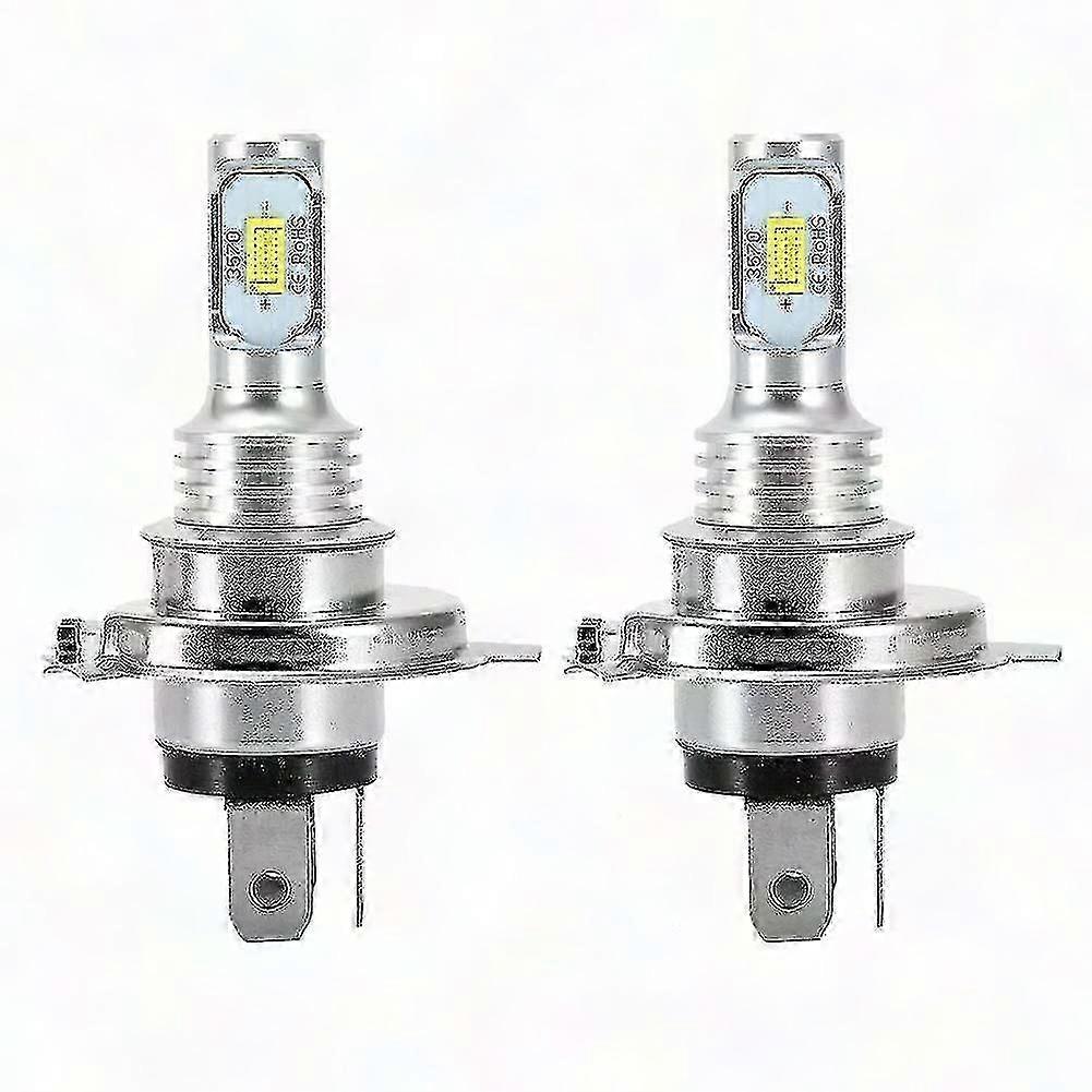 2x H4 9003 Hb2 6000k Superhelle Weiße Csp Led-scheinwerferlampen-kit Mit Dual-abblend-/fernlicht Und Canbus