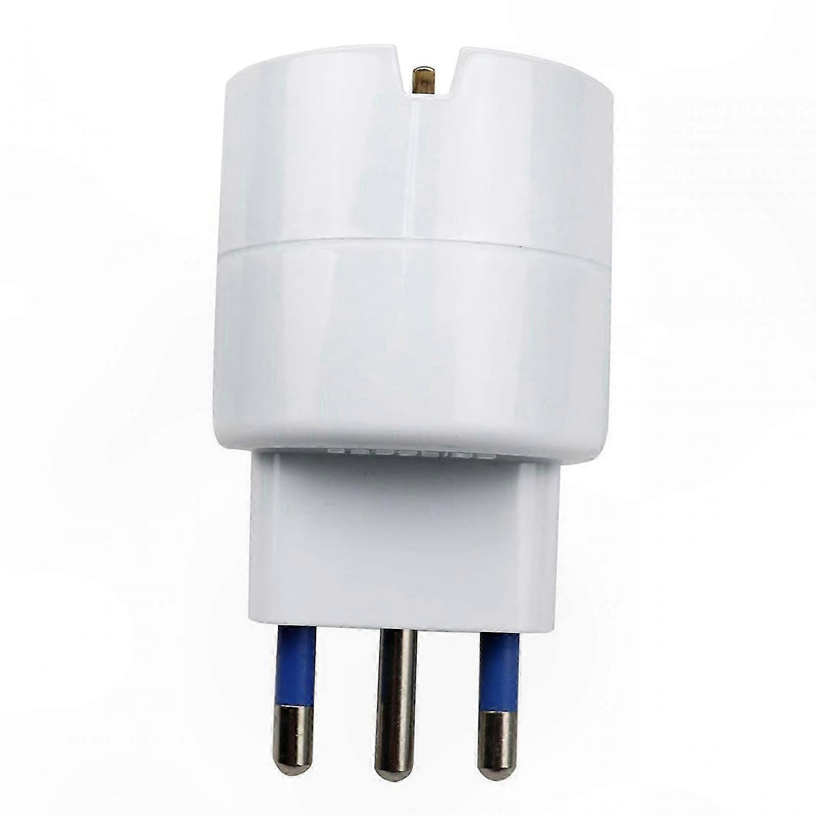 Reiseadapter Für Italien, Weißer Stecker 250 V 10 A Mit Erdung, Internationaler Einsatz