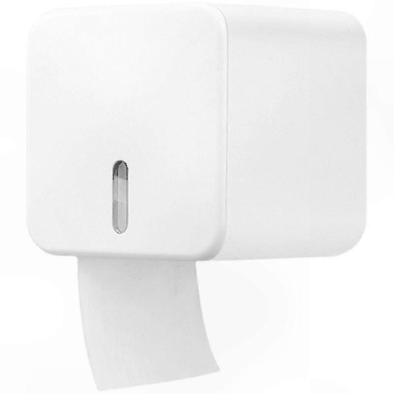 Wandmontierter Toilettenpapierrollenhalter Für Badezimmer, Wasser- Und Staubdicht, Weiße Ausführung, Einfache Und Stabile Montage.