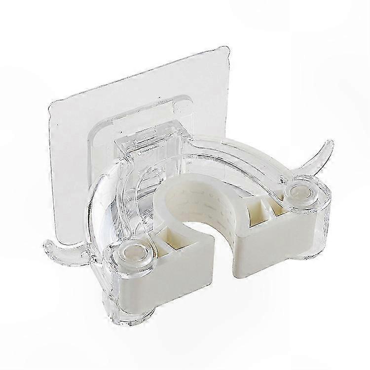 2er-set Aufbewahrungshaken Für Besen Und Mopp, Wandmontierter Organizer Für Reinigungsutensilien, 6 X 9,7 Cm, Weiß