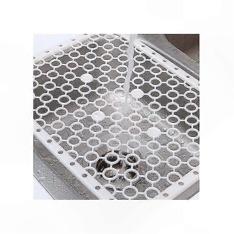 Spülbeckenschutzmatte, Weiß, 2er-set, 29,4 X 39,4 Cm, Strapazierfähig Und Leicht Zu Reinigen Für Die Küche