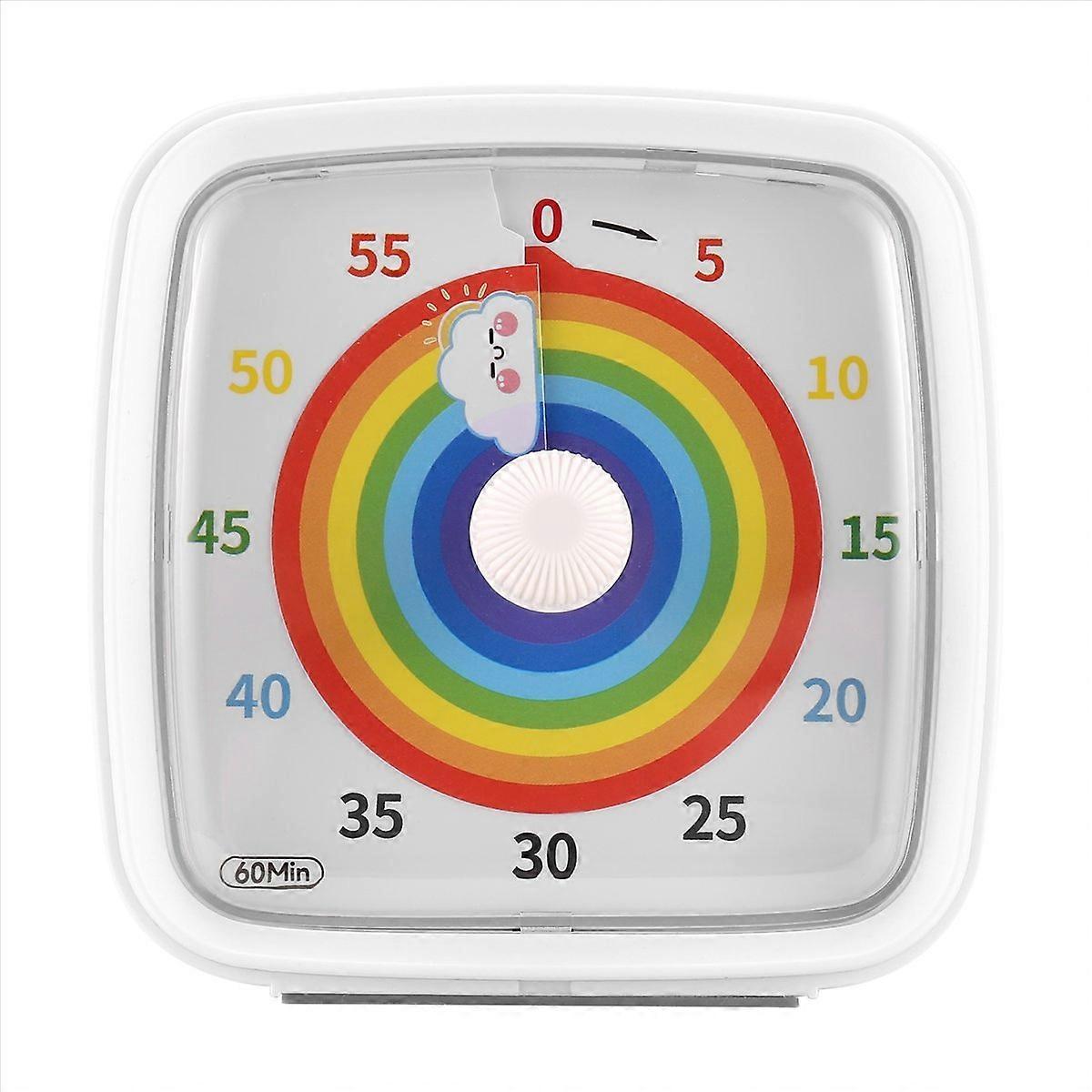60-minuten-visualtimer Mit Integriertem Nachtlicht, Weißem Countdown-timer Und Leuchttimer Für Kinder Und Die Küche