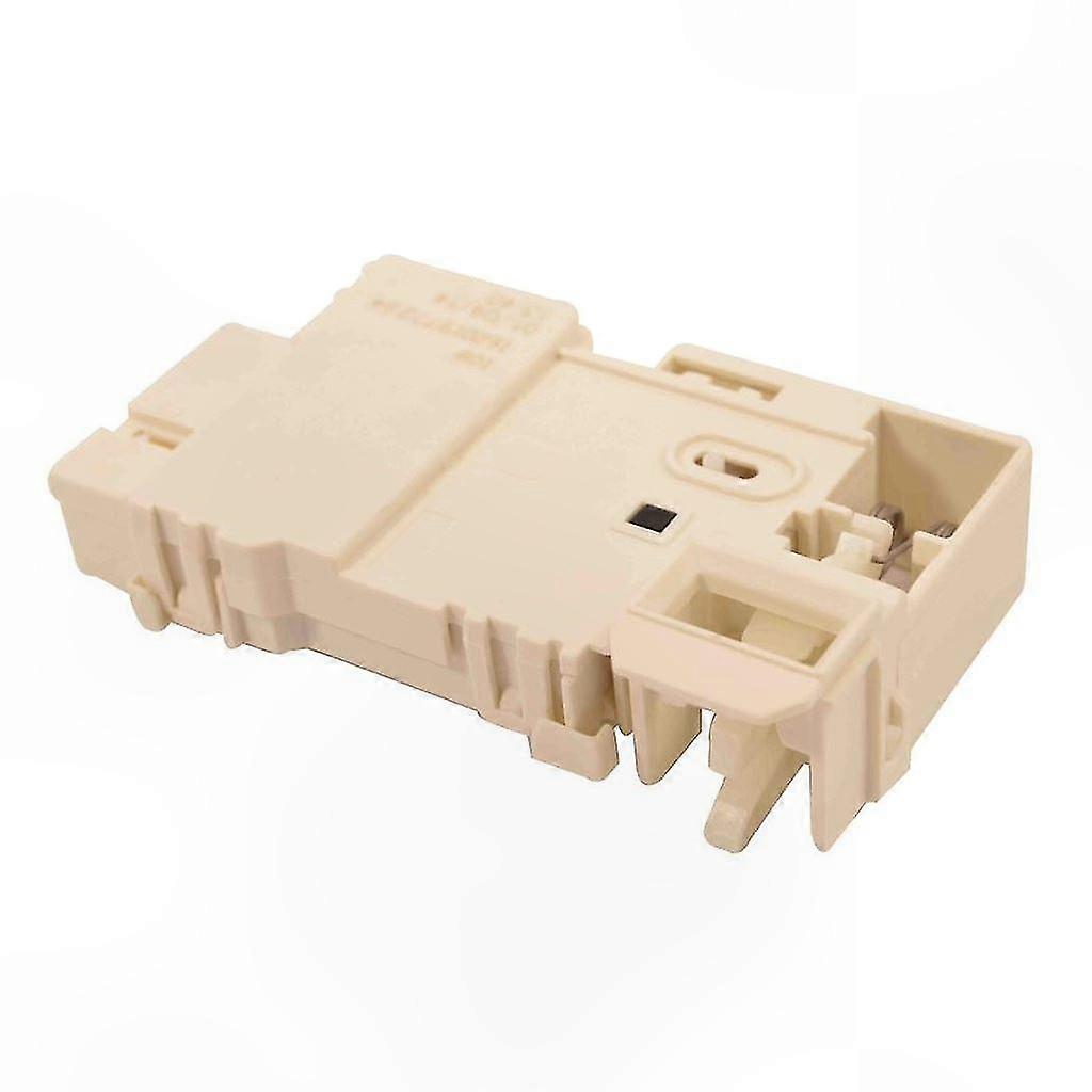 Ersatz-türschloss Für Wäschetrockner, Kompatibel Mit Indesit Idv65uk, Sicherheitsschloss Für Die Tür, Original-ersatzteil, 1 Stück, Weiß, Zuverlässiger Öffnungsmechanismus Für Waschtrockner.