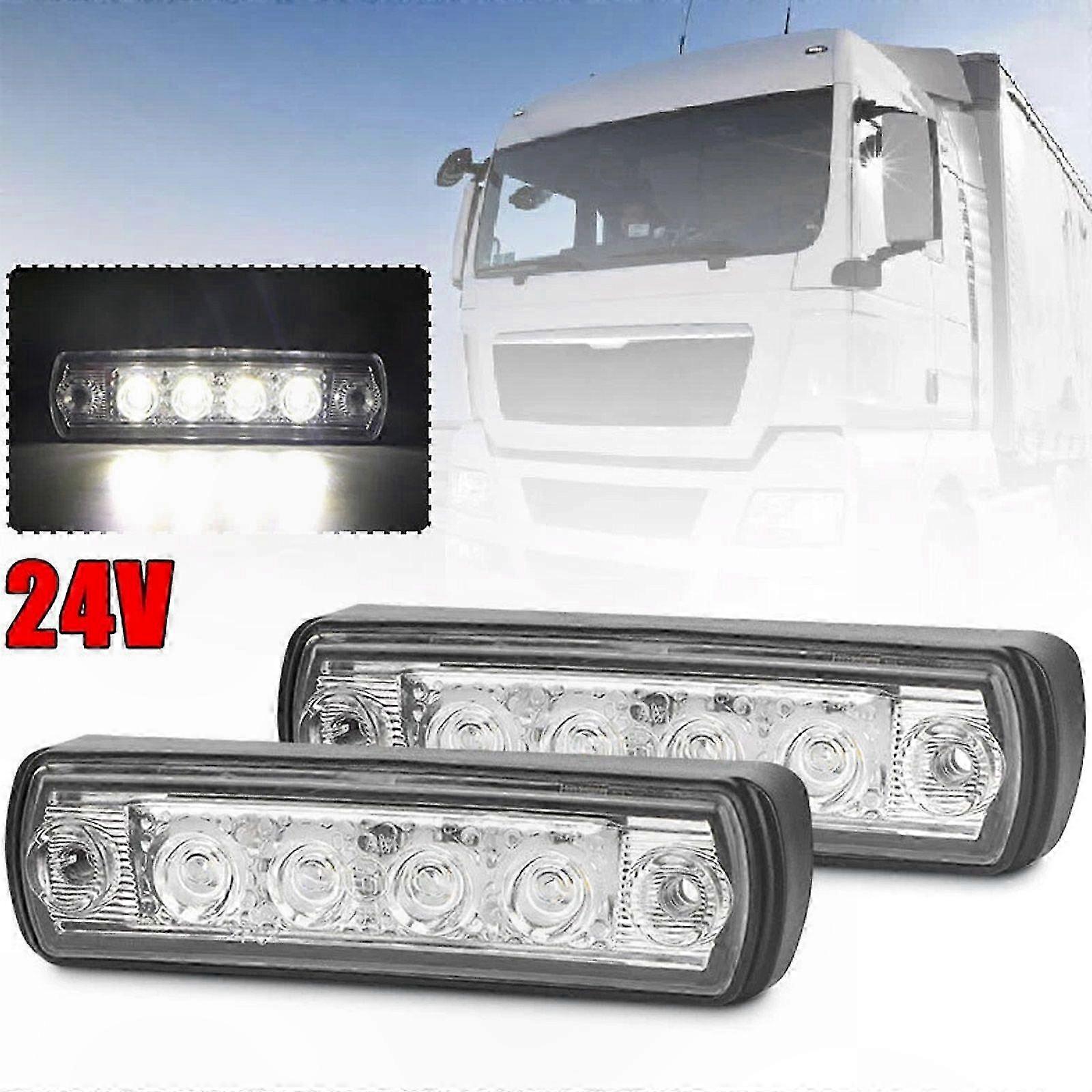 Weiße Led-tagfahrlichter Für Lkw-fahrerhaus-sonnenblende, Ersatzteil 81252606121, Dachmarkierungsleuchten