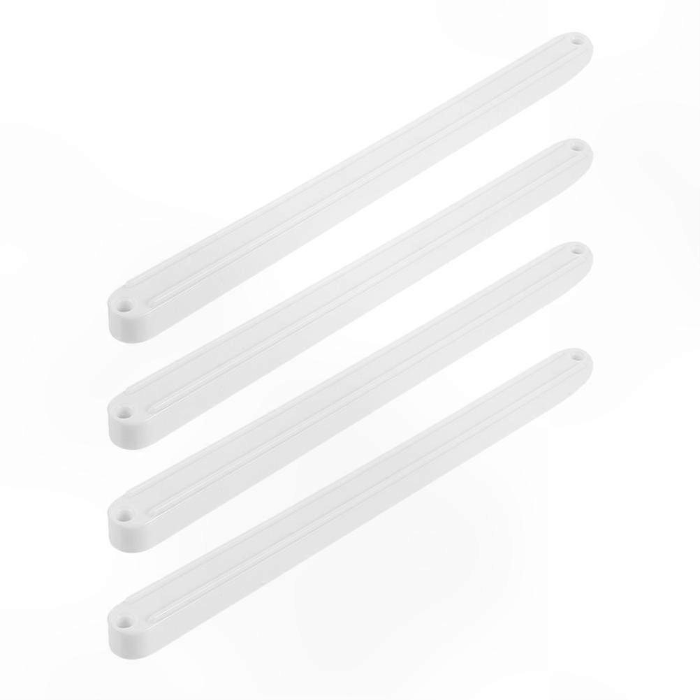Weiße Kunststoff-schubladenschienen Für Den Heimgebrauch, 235 Mm Lang, 2er-pack, Einfache Montage