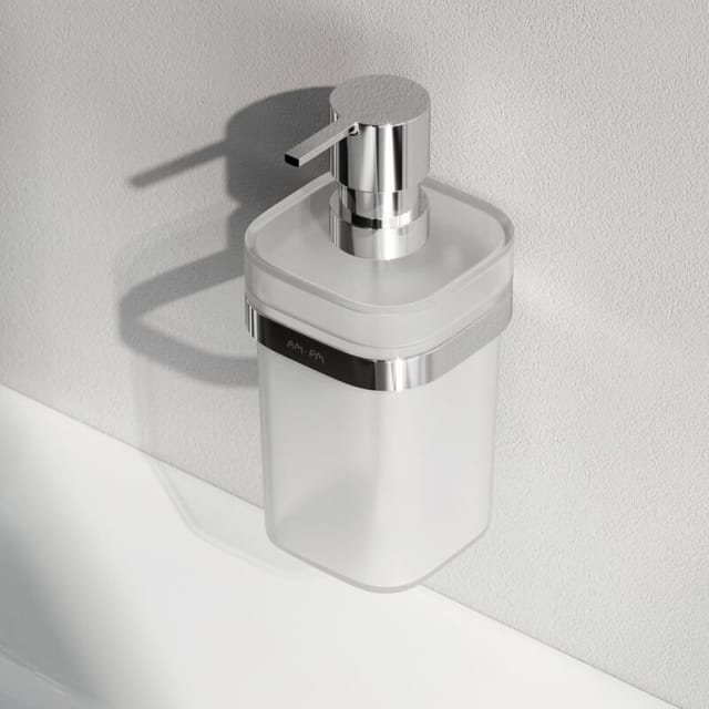 AM.PM Seifenspender aus Glas Func Chrom