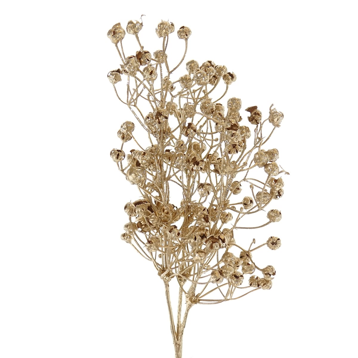Dpi Weihnachtsdeko Schleierkraut Goldfarben 44 Cm - Kunstpflanzen