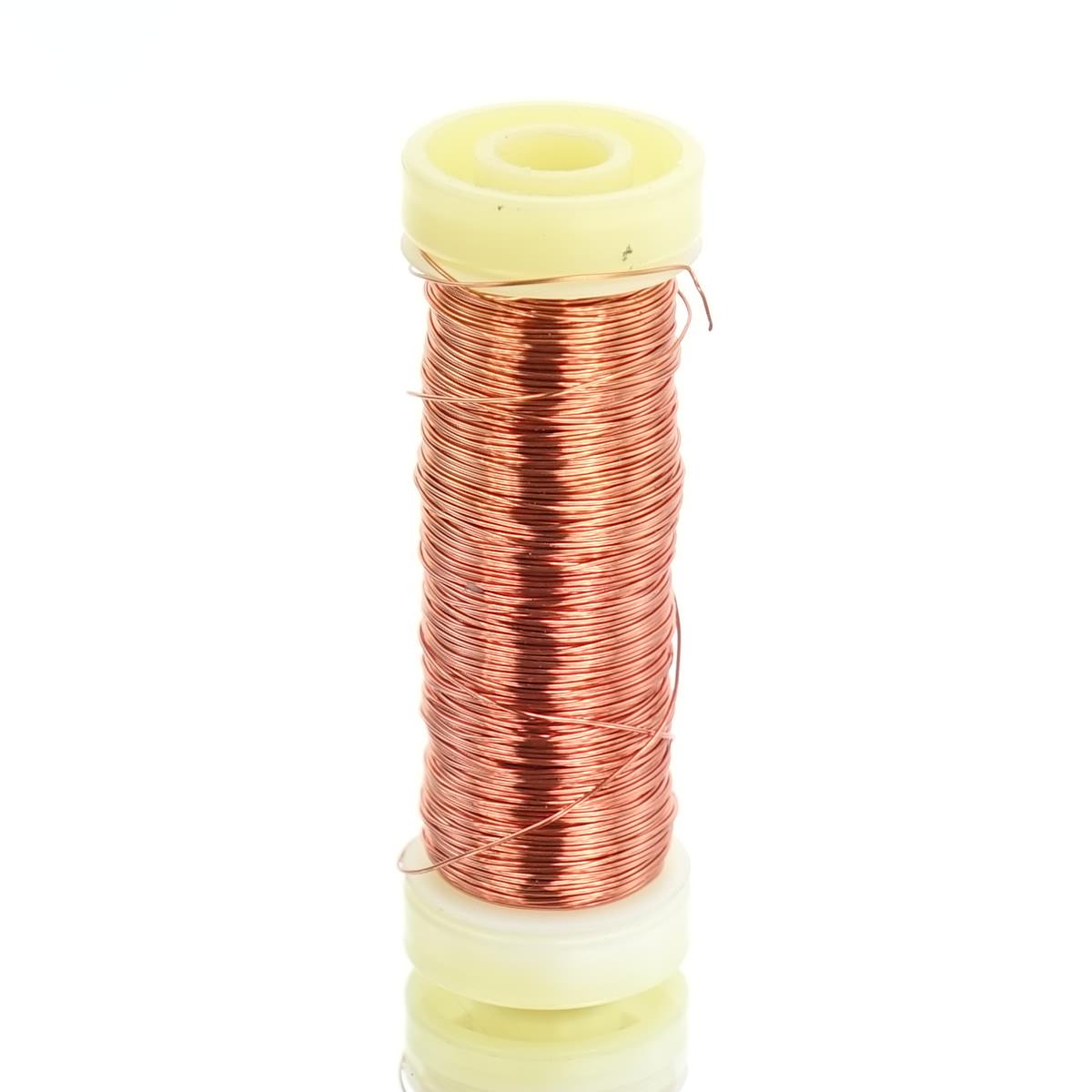 H & R Bastel - Decolackdraht Orange Rostfrei Ø 0,3 Mm - 50 Meter