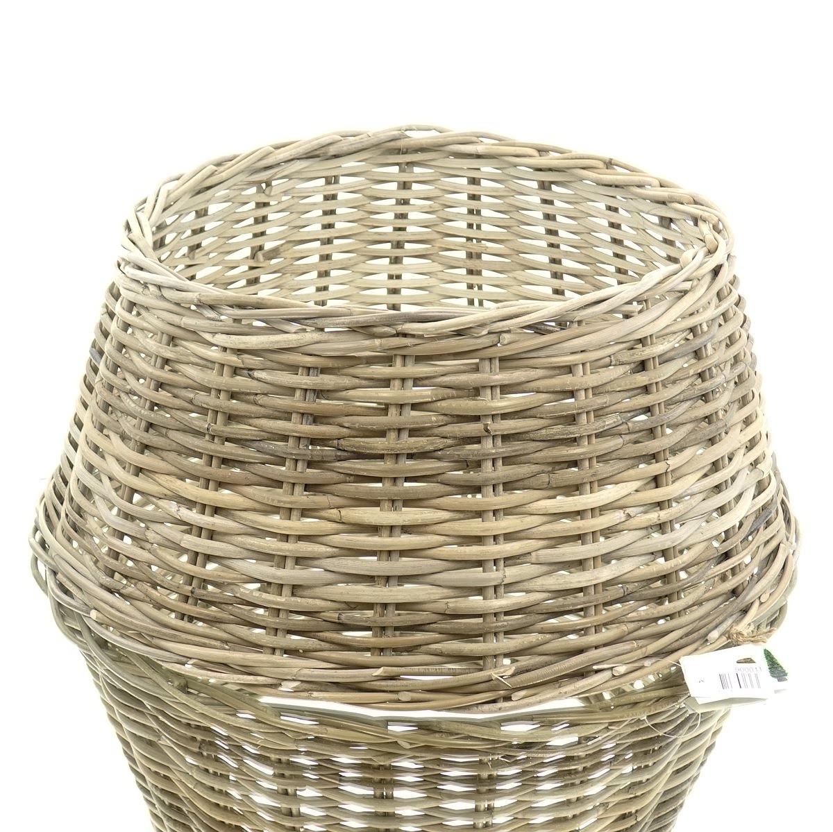 Van Der Leeden Abdeckung Für Weihnachtsbaumständer Aus Rattan Grau Ø 60 Cm