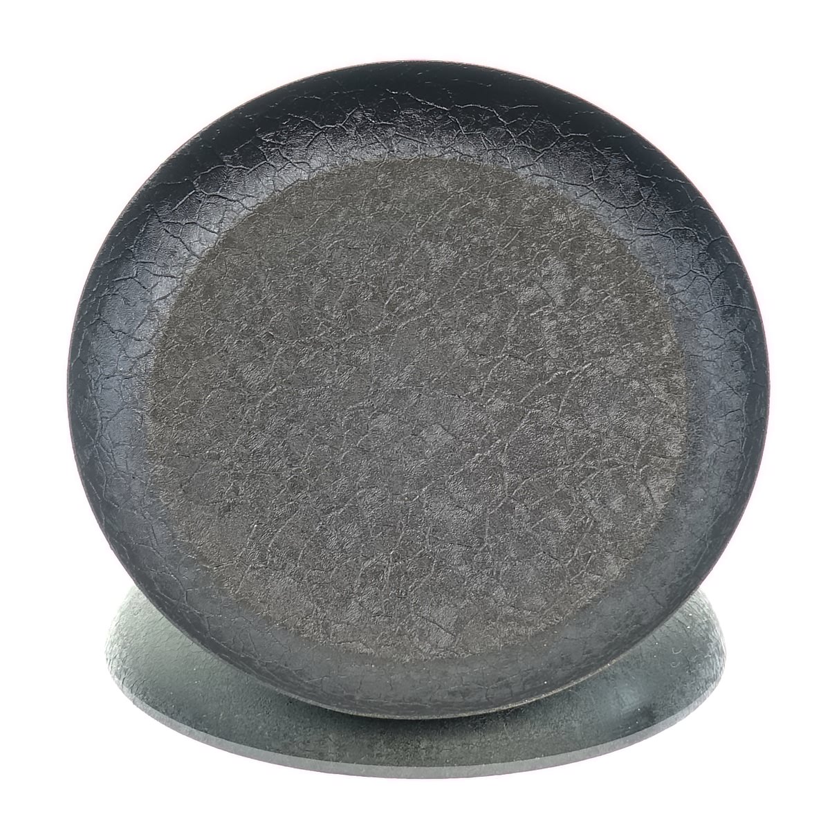 Scheulen Dekoteller S Schwarz Mit Strukturoberfläche Ø 15 Cm - Metall