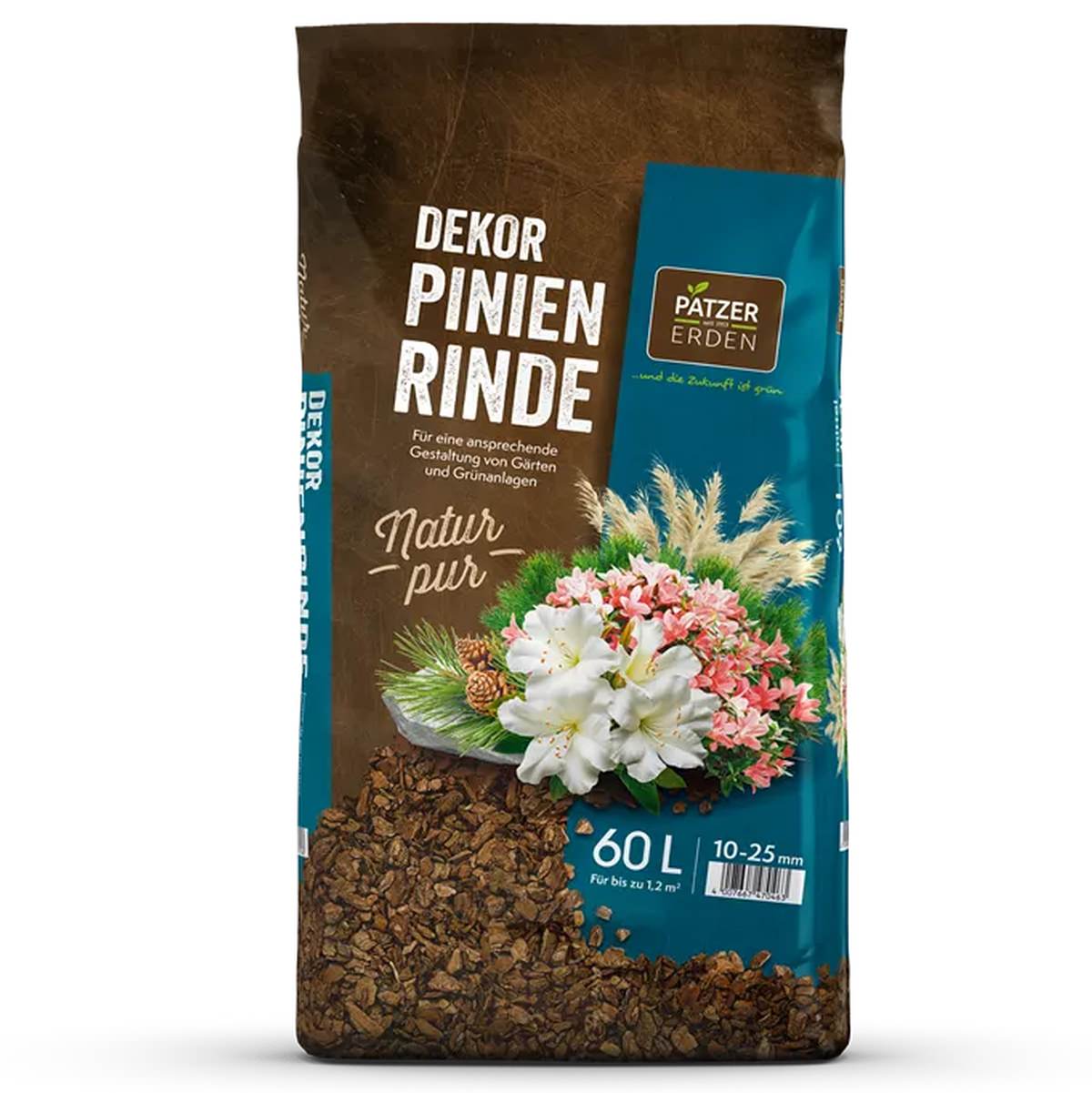 Patzer Natur Pur Dekor-pinienrinde 10-25 Mm / Mittel - 60 Liter