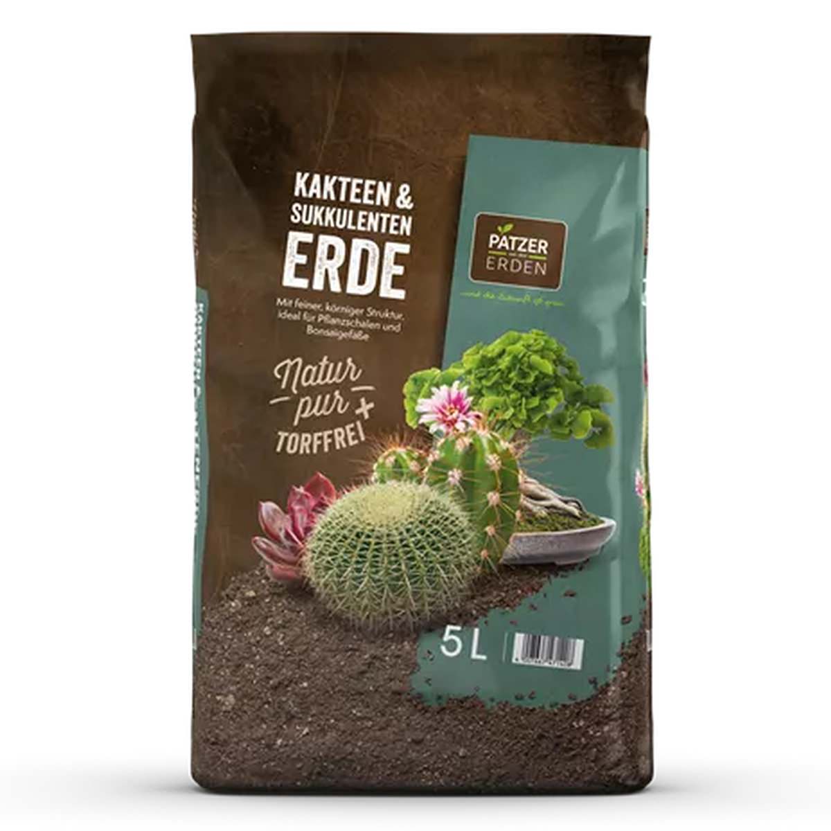 Patzer Natur Pur Kakteen- & Bonsaierde Torffrei - 5 Liter