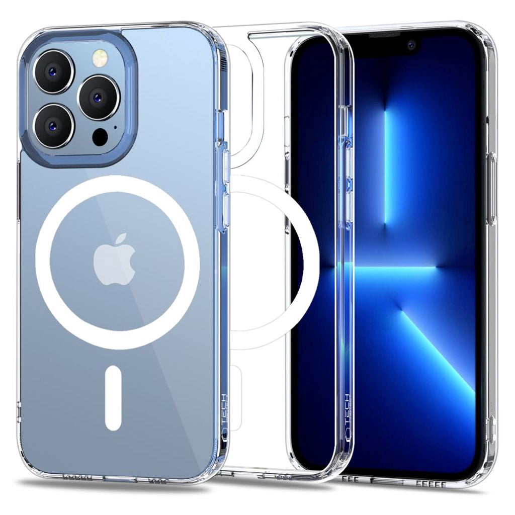 Funda Magmat Magsafe Tech-protect Para Iphone 13 Pro Max - Transparente
