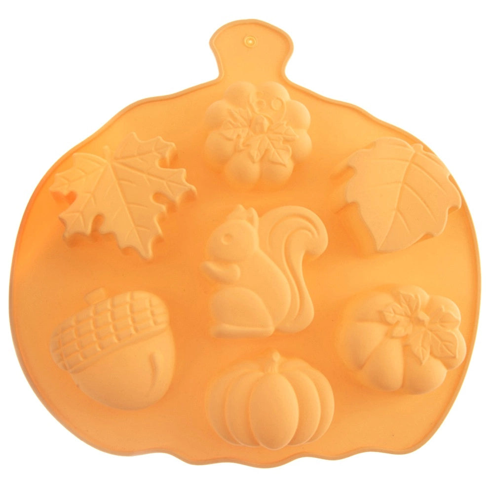Silikon-herbstkeksform, Antihaftbeschichtet, 26 X 25 X 3 Cm
