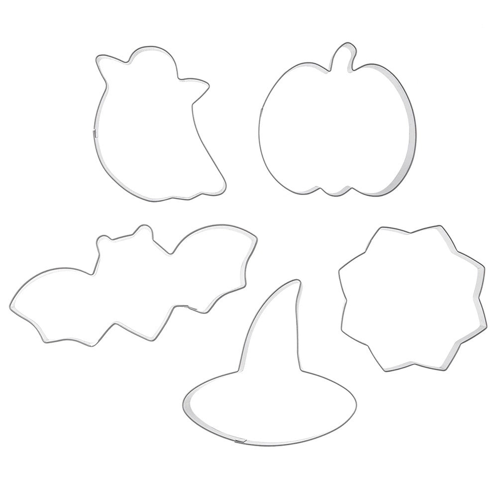 Halloween-ausstechformen-set, 6-teilig, Edelstahl