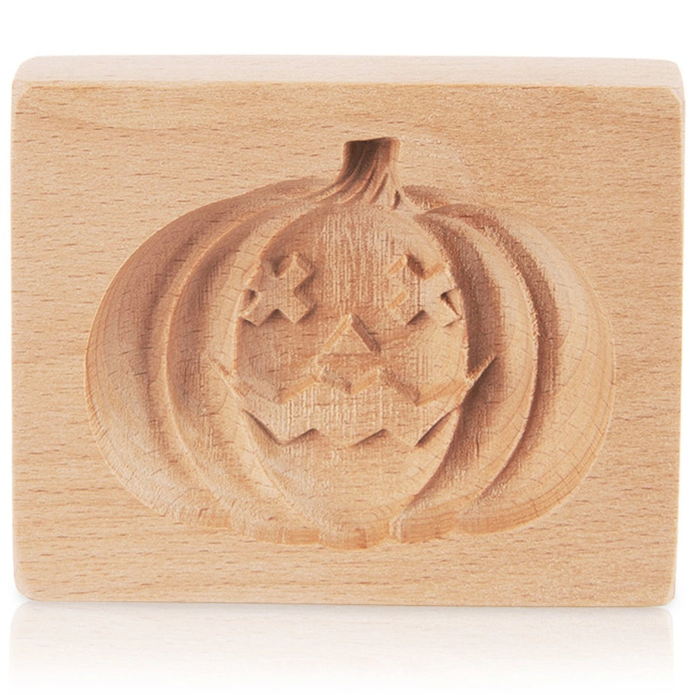 Halloween-kürbis-holzkeksform, 10 X 8 Cm