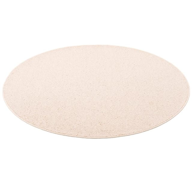 Snapstyle Natur Teppich Wolle Berber Beige 160cm Rund