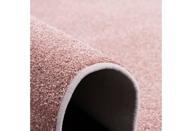 Snapstyle Hochflor Velours Teppich Luna Rosa 100x100cm