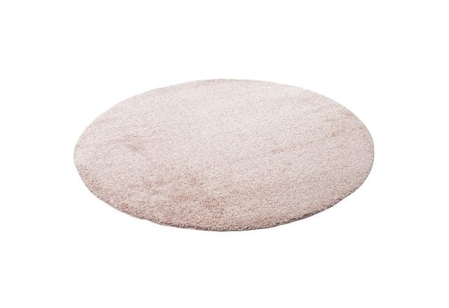 Pergamon Hochflor Langflor Teppich Aloha Rosa 80cm Rund