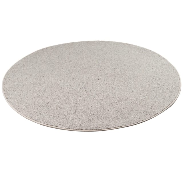 Snapstyle Natur Teppich Wolle Berber Grau 160cm Rund