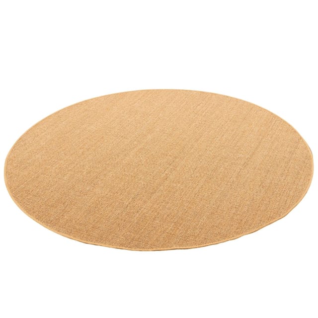 Snapstyle Sisal Natur Teppich Rund Nuss 133x133cm