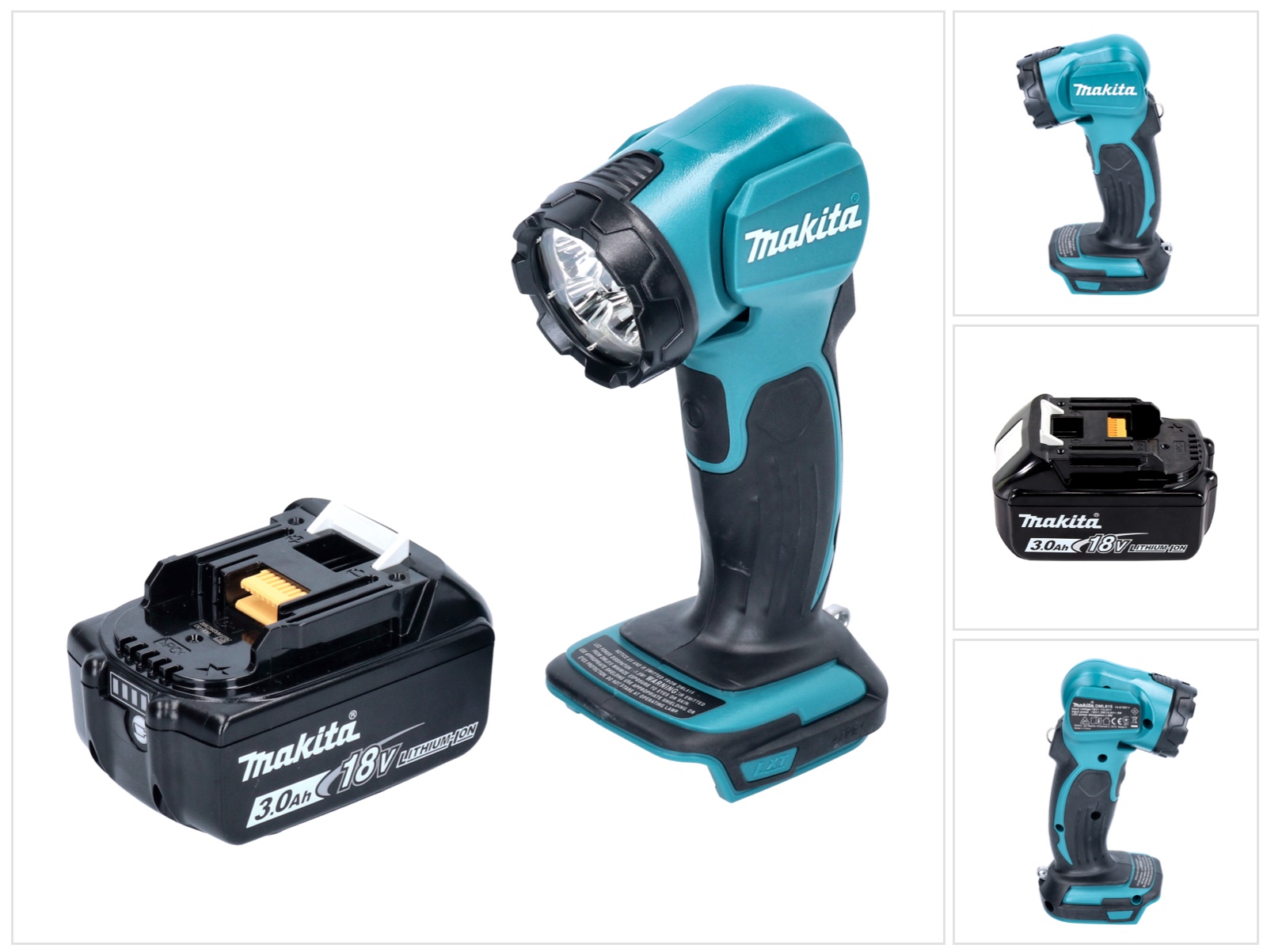 Makita Deadml 815 F1 Led Akku Handleuchte 14,4 - 18 V 160 Lm + 1x Akku 3,0 Ah - Ohne Ladegerät