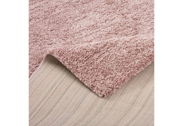 Pergamon Hochflor Langflor Teppich Aloha Altrosa 200x200cm