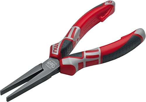 Lange Flachzange Von Nws Mit Softgripp-griffen Und Einer Länge Von 160 Mm.
