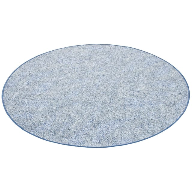 Snapstyle Schlingenteppich Memory Meliert Blau 200cm Rund