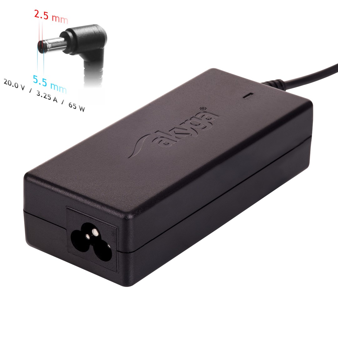 Akyga Notebook-netzteil Ak-nd-17, 65 W, 20 V, 3,25 A