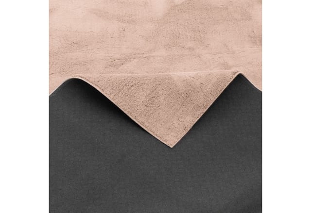 Pergamon Luxus Super Soft Fellteppich Pearl Altrosa 80x150cm