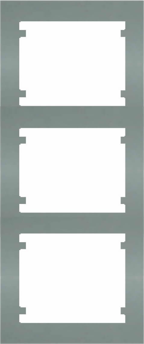 Bjc - Vertikaler 3-element-rahmen Aluminium Mercurio Iris 18103-ma