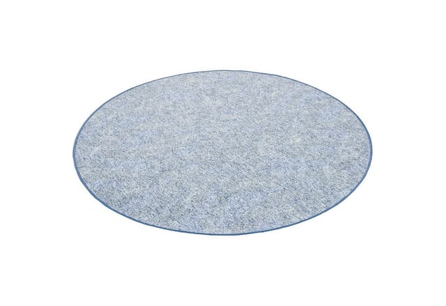 Snapstyle Schlingenteppich Memory Meliert Blau 100cm Rund