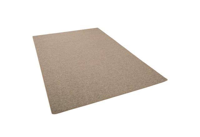 Snapstyle Feinschlingen Velour Teppich Strong Nougat 100x100cm