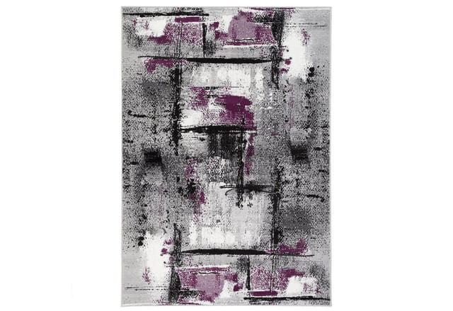 Pergamon Designer Teppich Samba Modern Urban Purple 80x150cm