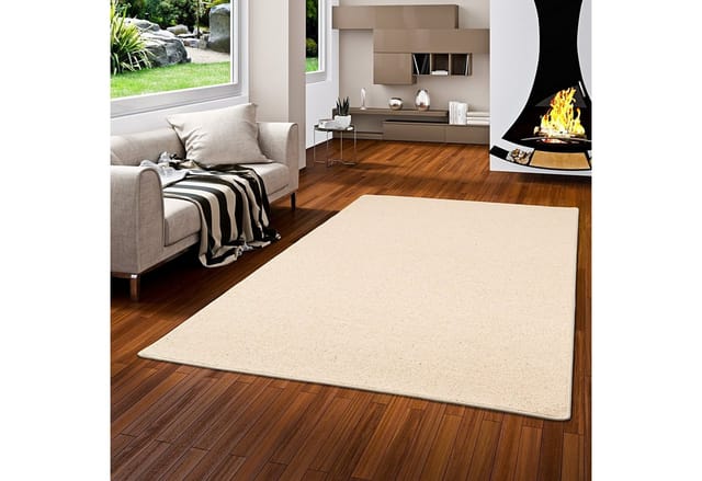 Snapstyle Natur Teppich Wolle Berber Beige 80x160cm