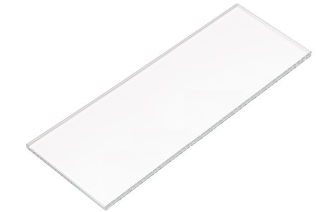 Glasplatte Serie 477 8 Mm Dick, 115 Mm Tief 407 Mm Breit, Klarglas