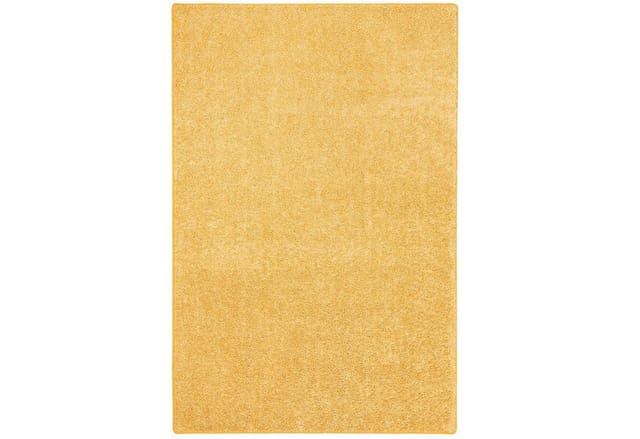 Snapstyle Hochflor Velours Teppich Mona Curry Gelb 80x160cm