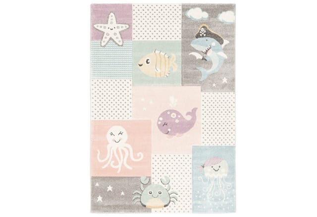 Pergamon Kinder Teppich Maui Kids Unterwasserwelt Bunt 120x170cm